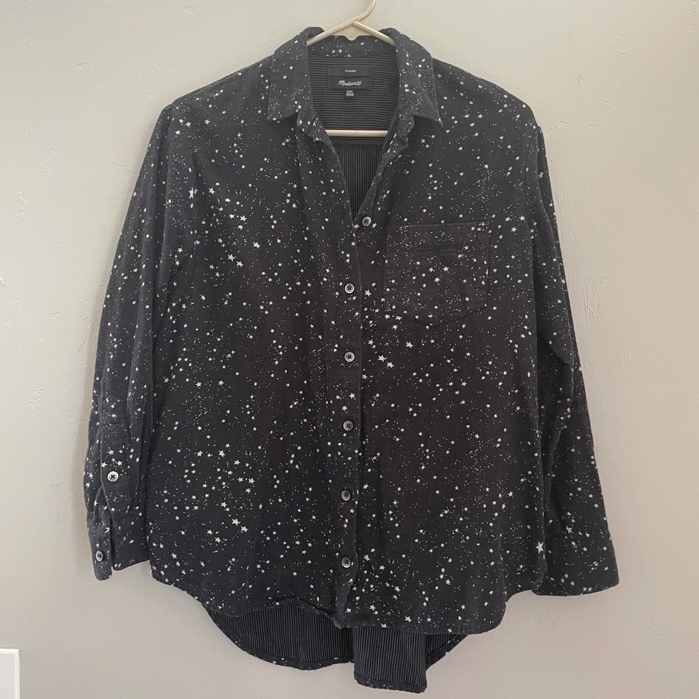 Madewell Flannel Oversized Ex-Boyfriend Shirt